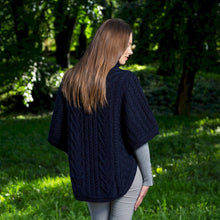 Load image into Gallery viewer, Funnel Neck Poncho Jacket