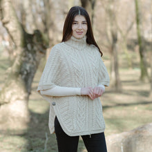 Load image into Gallery viewer, Funnel Neck Poncho Jacket
