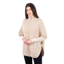 Load image into Gallery viewer, Funnel Neck Poncho Jacket
