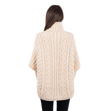 Load image into Gallery viewer, Funnel Neck Poncho Jacket