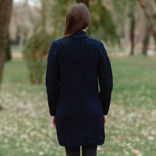 Load image into Gallery viewer, Ladies Double Breasted Shawl Collar Coat