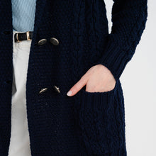 Load image into Gallery viewer, Ladies Double Breasted Shawl Collar Coat