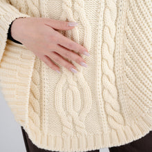 Load image into Gallery viewer, Cable Stitch Poncho