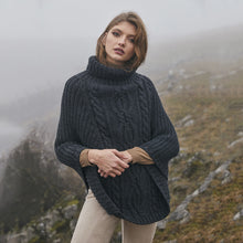 Load image into Gallery viewer, Cable Stitch Poncho