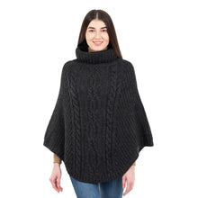 Load image into Gallery viewer, Cable Stitch Poncho