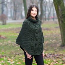 Load image into Gallery viewer, Cable Stitch Poncho