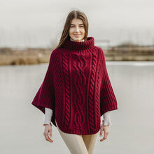 Load image into Gallery viewer, Cable Stitch Poncho