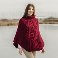 Load image into Gallery viewer, Cable Stitch Poncho