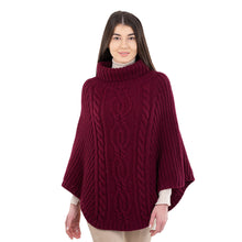 Load image into Gallery viewer, Cable Stitch Poncho