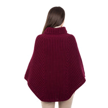Load image into Gallery viewer, Cable Stitch Poncho