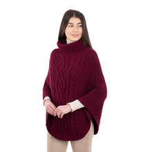 Load image into Gallery viewer, Cable Stitch Poncho