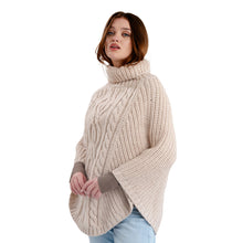 Load image into Gallery viewer, Cable Stitch Poncho