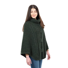 Load image into Gallery viewer, Cable Cowlneck Poncho