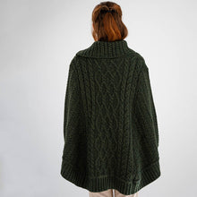 Load image into Gallery viewer, Cowl Neck Zipper Poncho