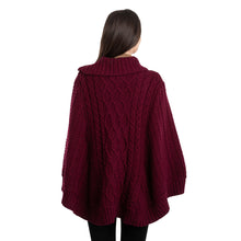 Load image into Gallery viewer, Cowl Neck Zipper Poncho