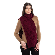 Load image into Gallery viewer, Aran Leaf Scarf