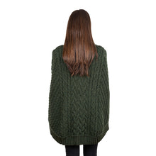 Load image into Gallery viewer, Cowl Neck Button Poncho