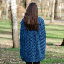 Load image into Gallery viewer, Cowl Neck Button Poncho