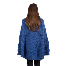 Load image into Gallery viewer, Cowl Neck Button Poncho