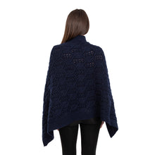 Load image into Gallery viewer, Merino Wool Ladie's Poncho with buttons