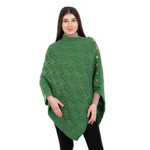 Load image into Gallery viewer, Merino Wool Ladie's Poncho with buttons