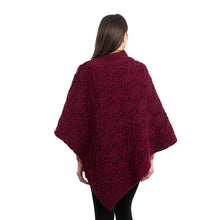 Load image into Gallery viewer, Merino Wool Ladie's Poncho with buttons