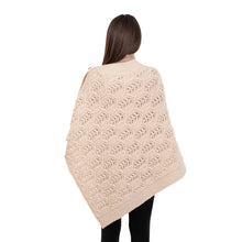 Load image into Gallery viewer, Merino Wool Ladie's Poncho with buttons