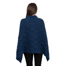 Load image into Gallery viewer, Merino Wool Ladie's Poncho with buttons