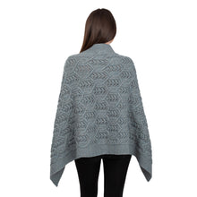 Load image into Gallery viewer, Merino Wool Ladie's Poncho with buttons