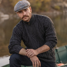 Load image into Gallery viewer, Mens Zip Neck Fisherman Sweater