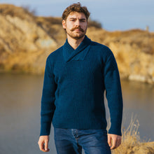 Load image into Gallery viewer, Men's Shawl Collar Fisherman Sweater