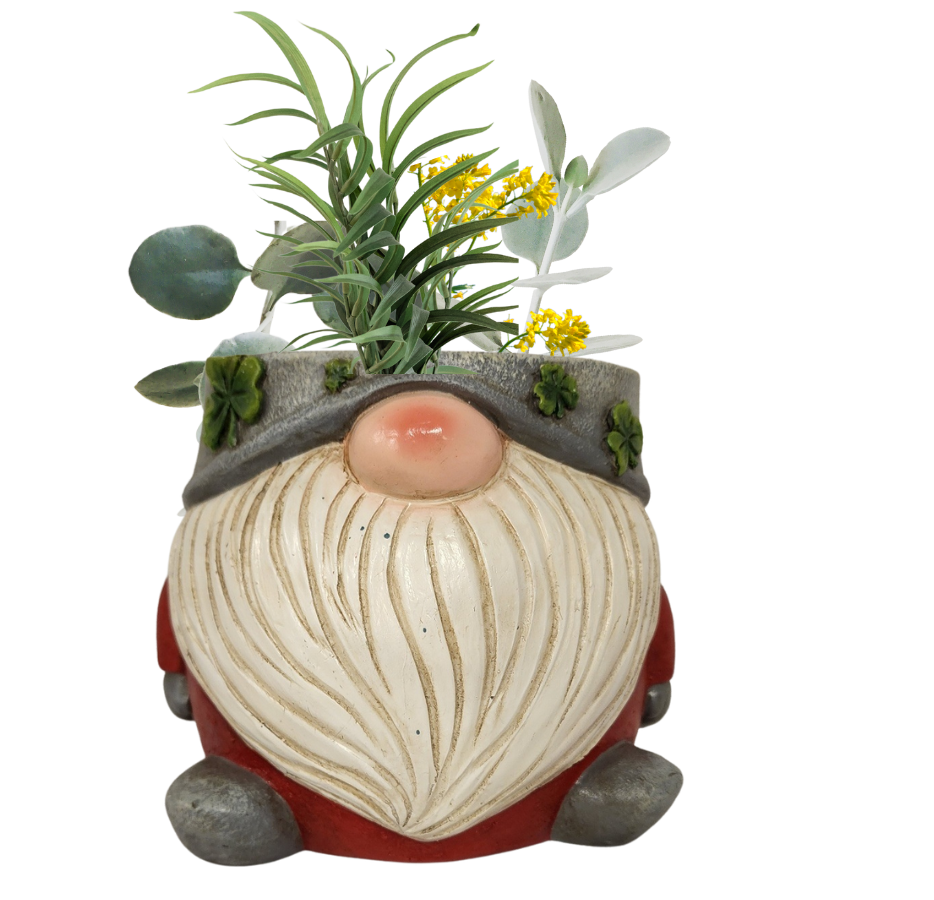 Hatless Gnome Planter