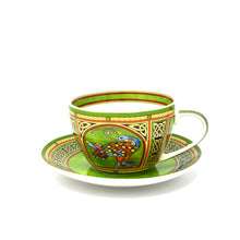 Load image into Gallery viewer, Royal Celtic Peacock Cup &amp; Saucer