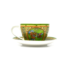 Load image into Gallery viewer, Royal Celtic Peacock Cup &amp; Saucer