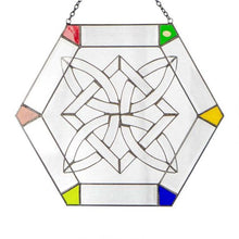 Load image into Gallery viewer, Celtic Hexagon Suncatcher