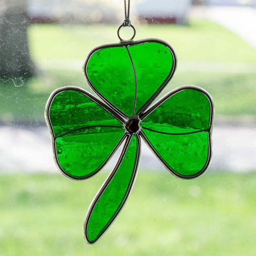 Wee Glass Shamrock-set 3