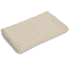 Load image into Gallery viewer, Irish Merino Wool Aran Baby Blanket