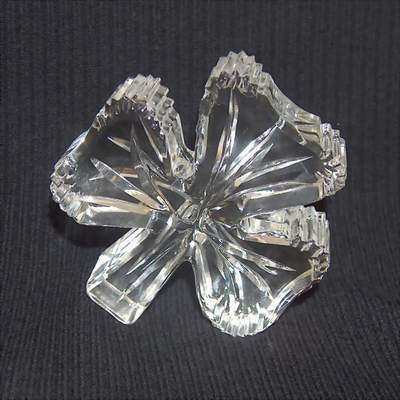 Glass Shamrock Weight