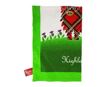 Load image into Gallery viewer, Scottish Highland Cow Tea Towel