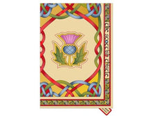 Load image into Gallery viewer, Scottish National Emblems Tea Towel