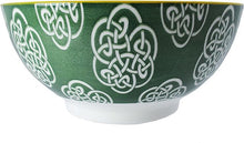 Load image into Gallery viewer, Set of 2 Celtic Cross &amp; Trellis Shamrock Bowls