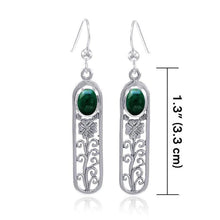 Load image into Gallery viewer, Soothing Flower Designed Gem Earrings