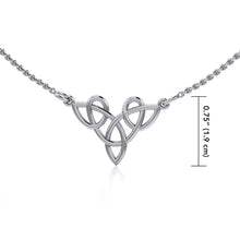 Load image into Gallery viewer, Sterling Silver Infinity Celtic Knot Necklace