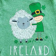 Load image into Gallery viewer, Green Leprechaun &amp; Sheep Baby Romper