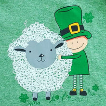Load image into Gallery viewer, Green Leprechaun &amp; Sheep Baby Vest