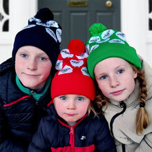 Load image into Gallery viewer, Green All-Over Sheep Kids Knit Hat