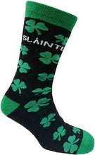 Load image into Gallery viewer, Ireland Bring Me A Drink Irish Black and Green Socks