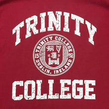 Load image into Gallery viewer, Ladies Trinity College Tee Burgundy with White Seal