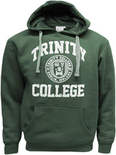 Load image into Gallery viewer, Bottle Green Trinity College Crest Hoodie