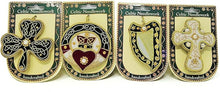 Load image into Gallery viewer, Velvet Irish Hanging Ornaments - Set of 4